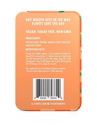 Flintts Mouth Watering Mints in Sour Tangerine - F Strength 175