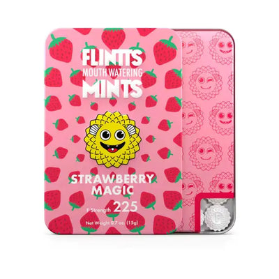 Flintts Mouth Watering Mints in Strawberry Magic - F Strength 225