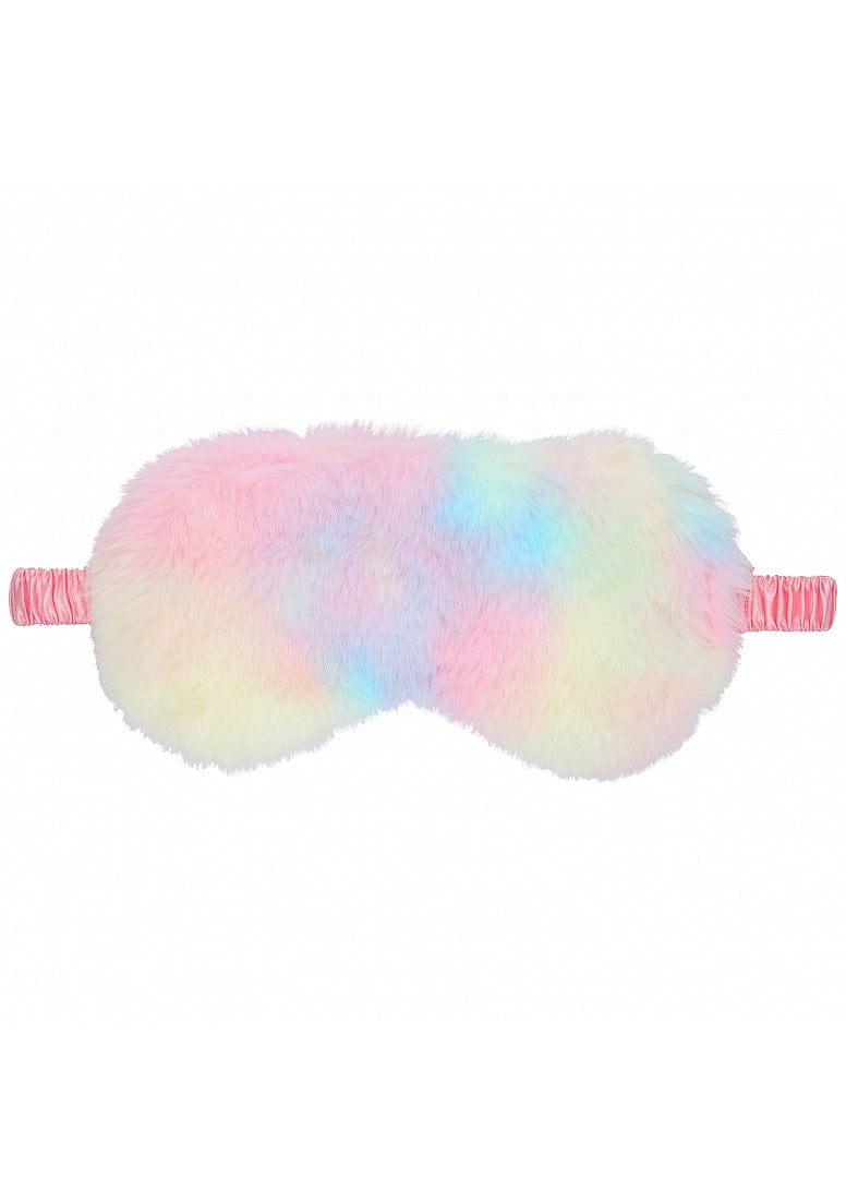 Ouch Fluffy Bondage Mask in Aurora Borealis