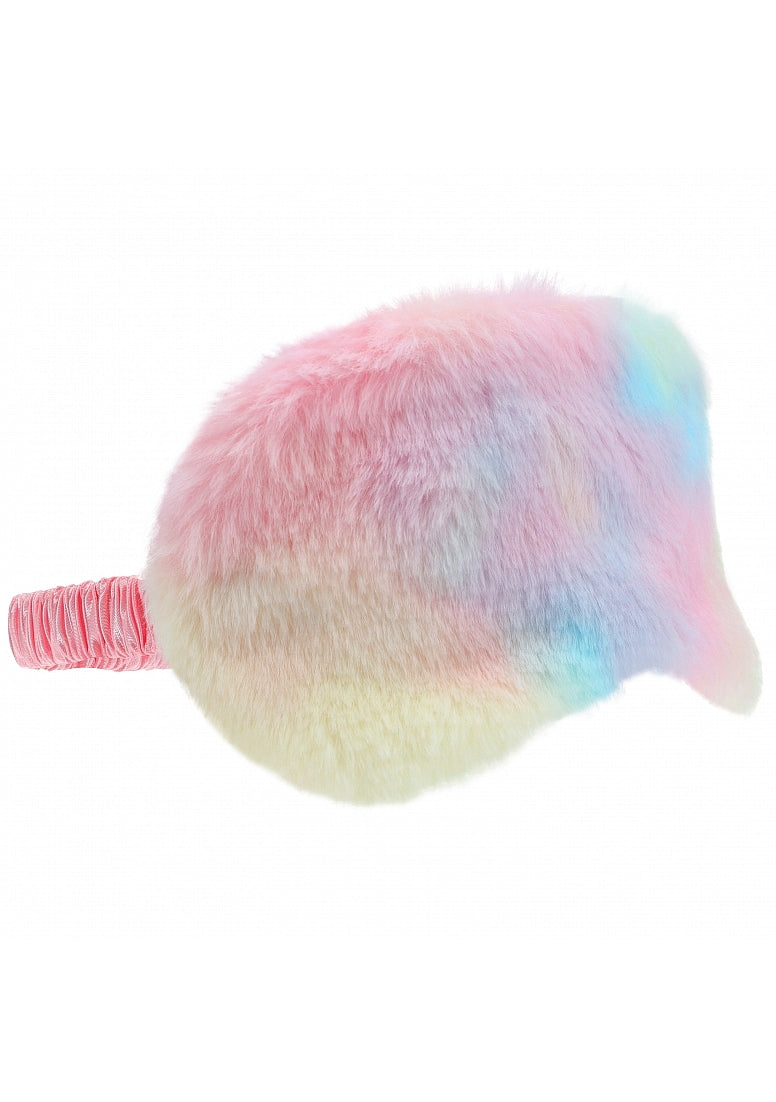 Ouch Fluffy Bondage Mask in Aurora Borealis
