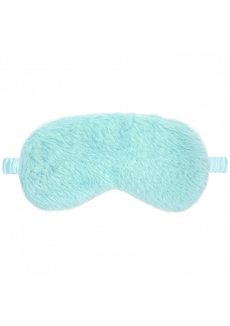 Ouch Fluffy Bondage Mask in Powder Blue