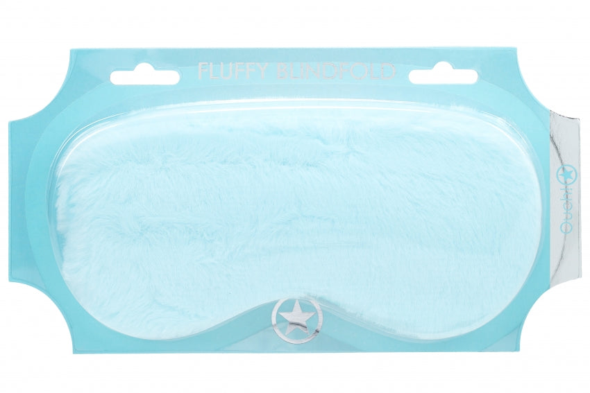 Ouch! Fluffy Bondage Mask in Powder Blue