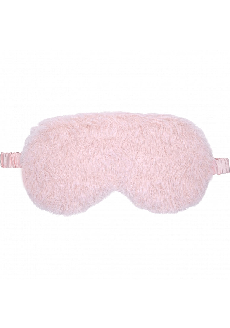 Ouch Fluffy Bondage Mask in Pink