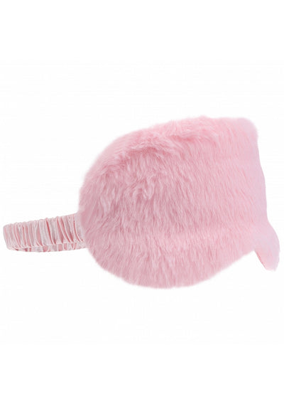 Ouch Fluffy Bondage Mask in Pink