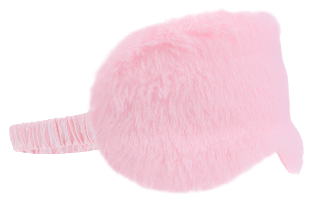 Ouch! Fluffy Bondage Mask in Cotton Candy Pink