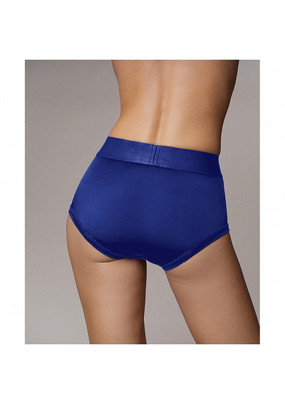 Ouch! Vibrating Strap-On Briefs in Blue