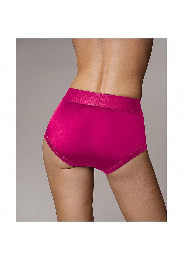 Ouch! Vibrating Strap-On Briefs in Pink
