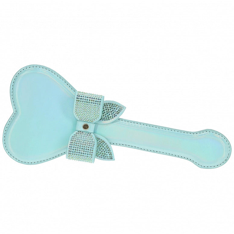 Ouch! Paris Iridescent Teal Heart Paddle