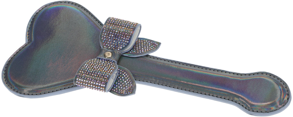 Ouch! Paris Iridescent Black Heart Paddle