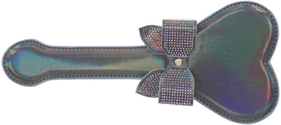 Ouch! Paris Iridescent Black Heart Paddle