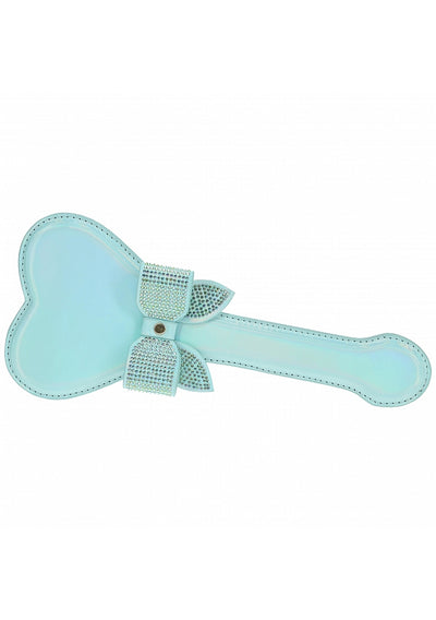 Ouch! Paris Iridescent Teal Heart Paddle
