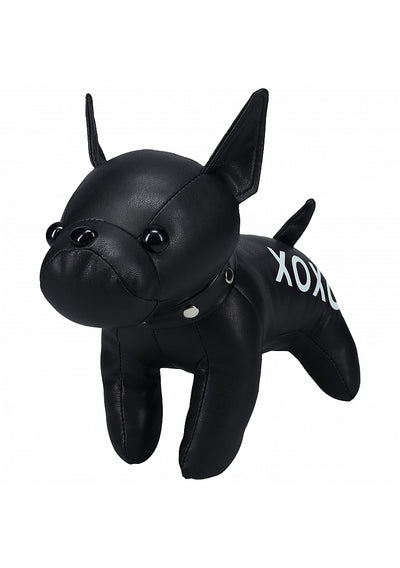 XOXO Black Bondage Dog Plush with Collar