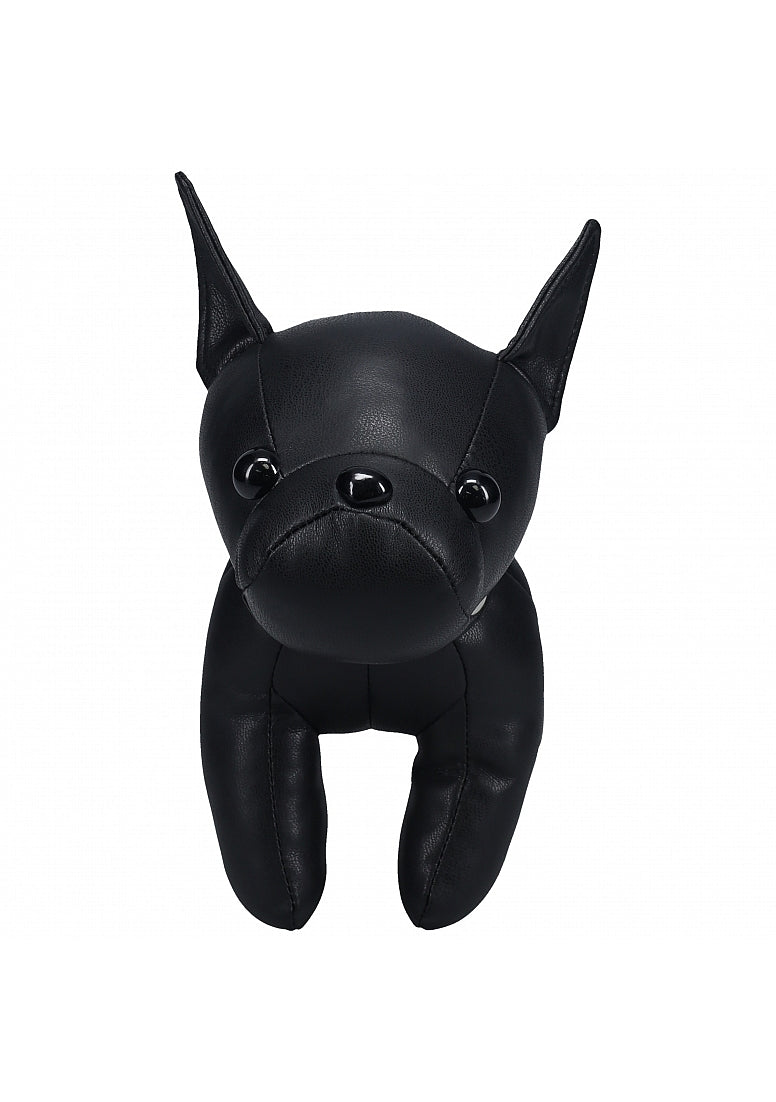 XOXO Black Bondage Dog Plush with Collar
