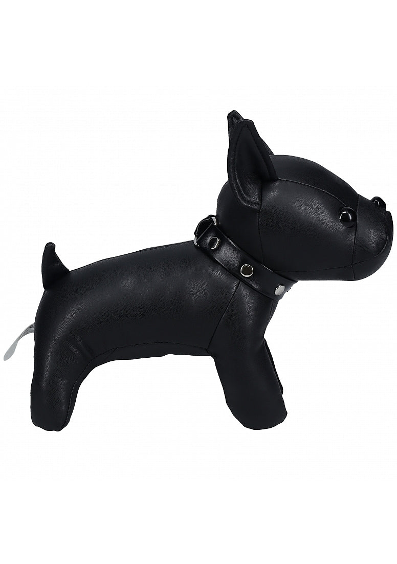 XOXO Black Bondage Dog Plush with Collar