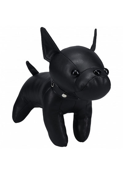 XOXO Black Bondage Dog Plush with Collar