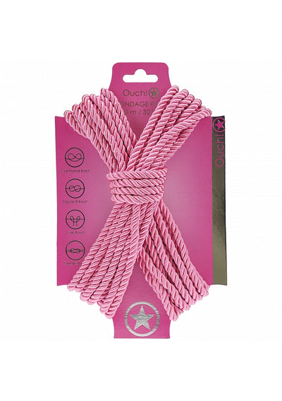 Silky Pink Bondage Rope - 10 Meters