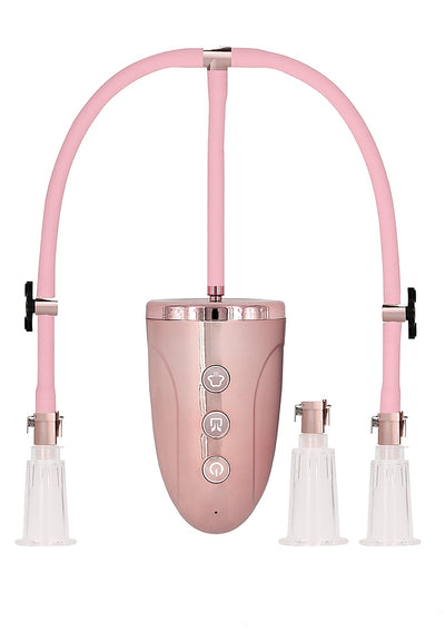 Rechargeable Clitoral & Nipple Pump Set - Medium | Pink