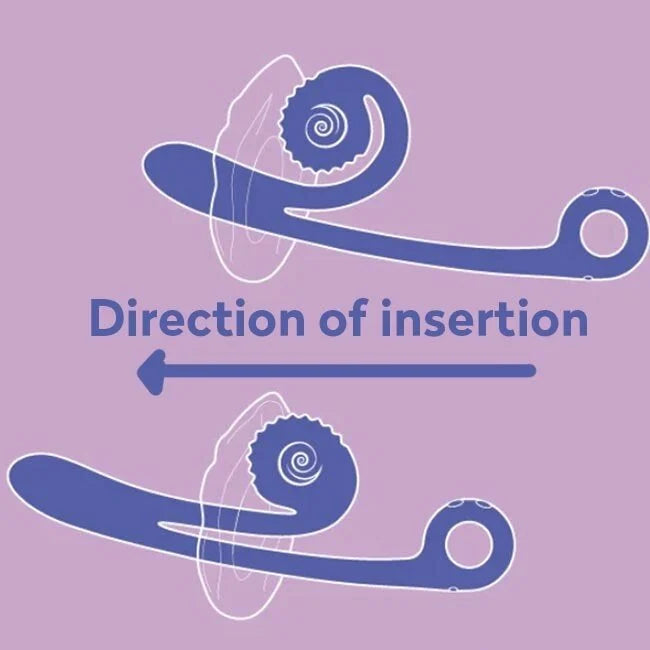 Snail Vibe Curve Vibrator - Pink
