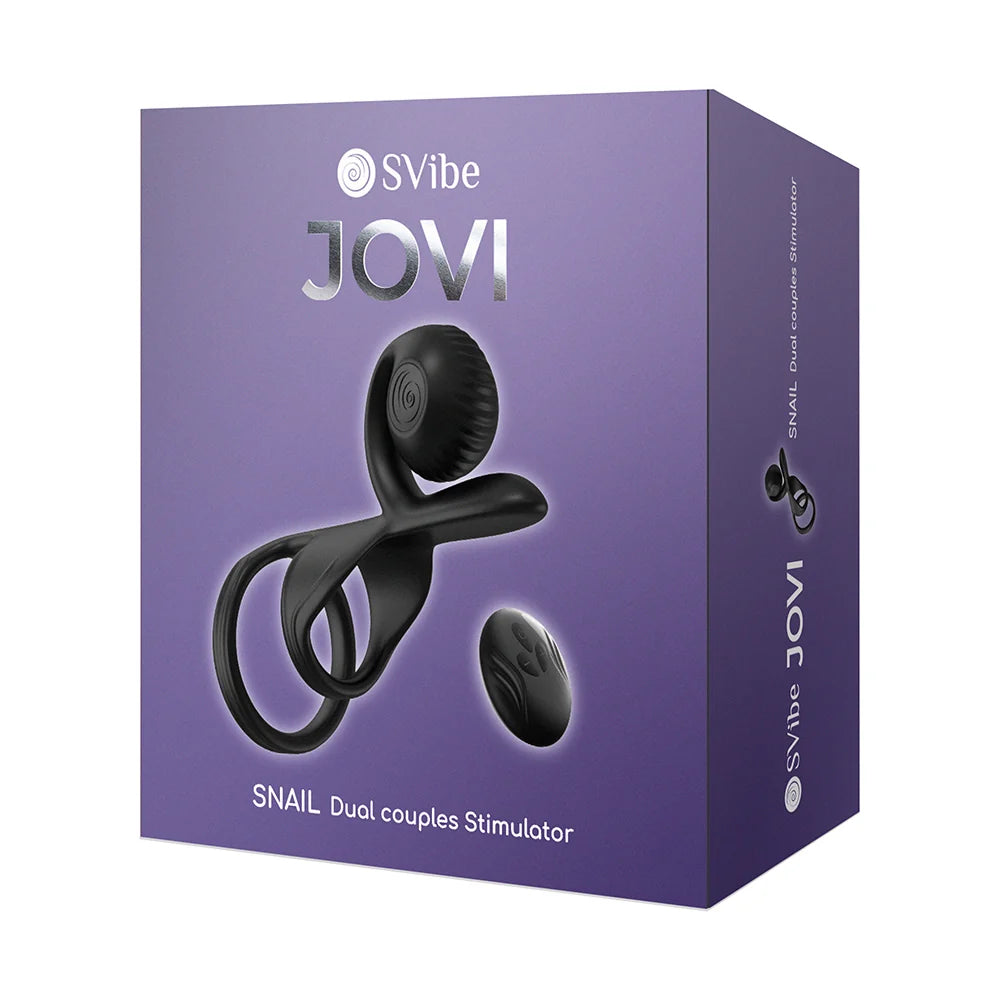 Snail Jovi Couples Vibrating Cock Ring with Remote by SVibe