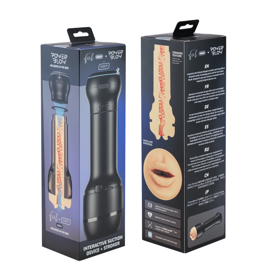 Kiiroo PowerBlow & Feel Stroker Mouth Box Set