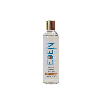 Eden Aquaglide Clear Bottle Water-Based Lube 8oz