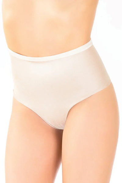 High Waisted Thong, Nude, One Size