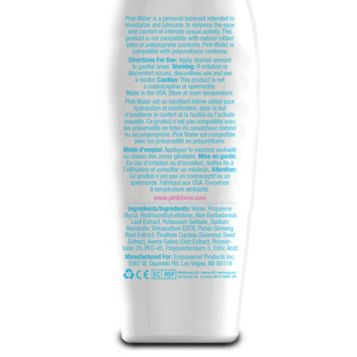 Pink Water Based Lubricant - 4.7 oz