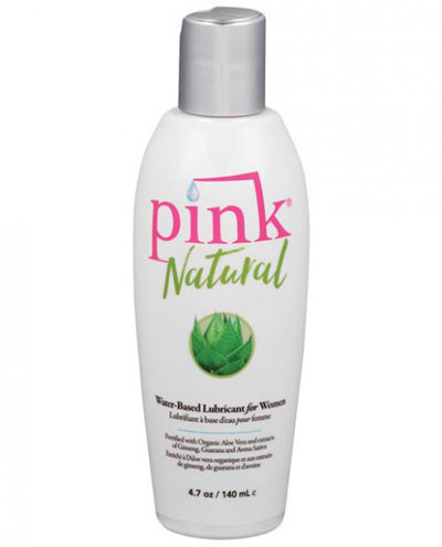 Pink Natural Water-Based Personal Lubricant - 4.7oz
