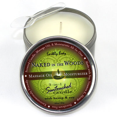 3-in-1 Suntouched Massage Soy Candle Naked in the woods - 6.8 oz