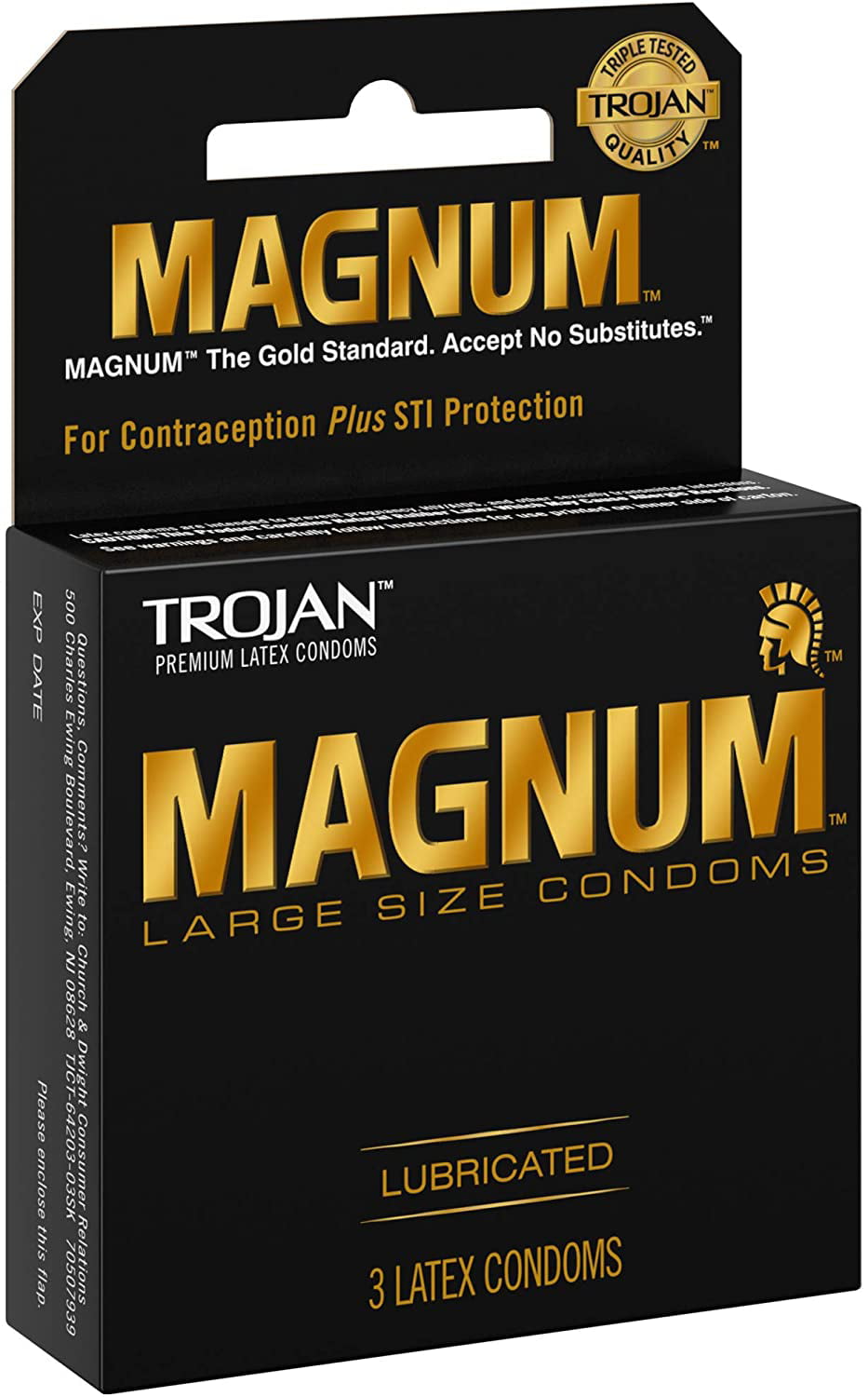 Trojan Magnum XL Condoms 3pk