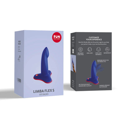 Fun Factory Limba Flex Small Fit Dildo in Electric Blue