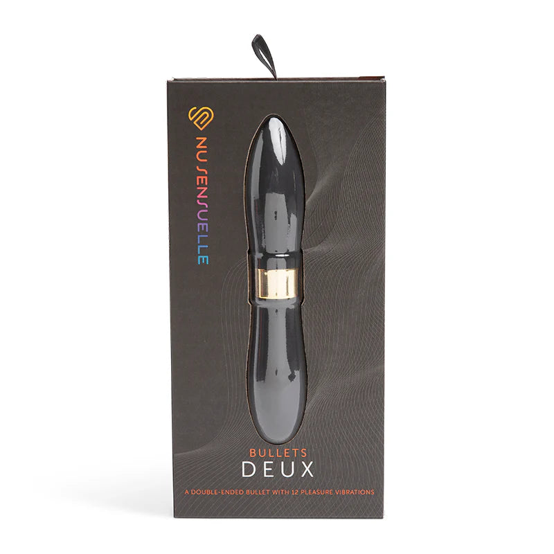 Nu Sensuelle Deux Double-Ended Bullet in Black
