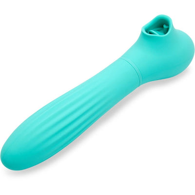 Nu Sensuelle Daisy Triple Action Thrusting Suction Vibe in Blue
