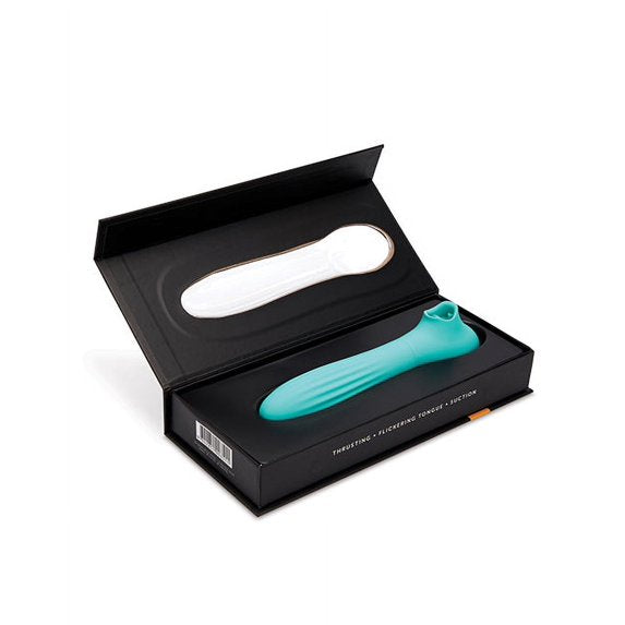 Nu Sensuelle Daisy Triple Action Thrusting Suction Vibe in Blue
