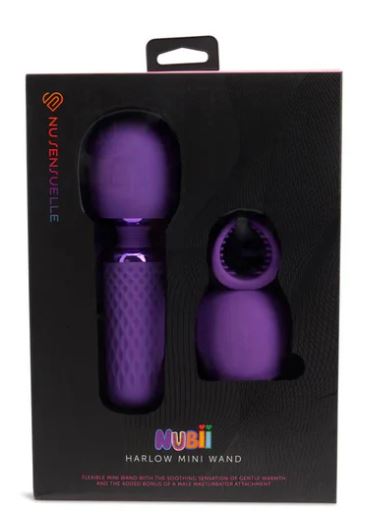 Nu Sensuelle Nubii Harlow Mini Wand Vibrator - Purple