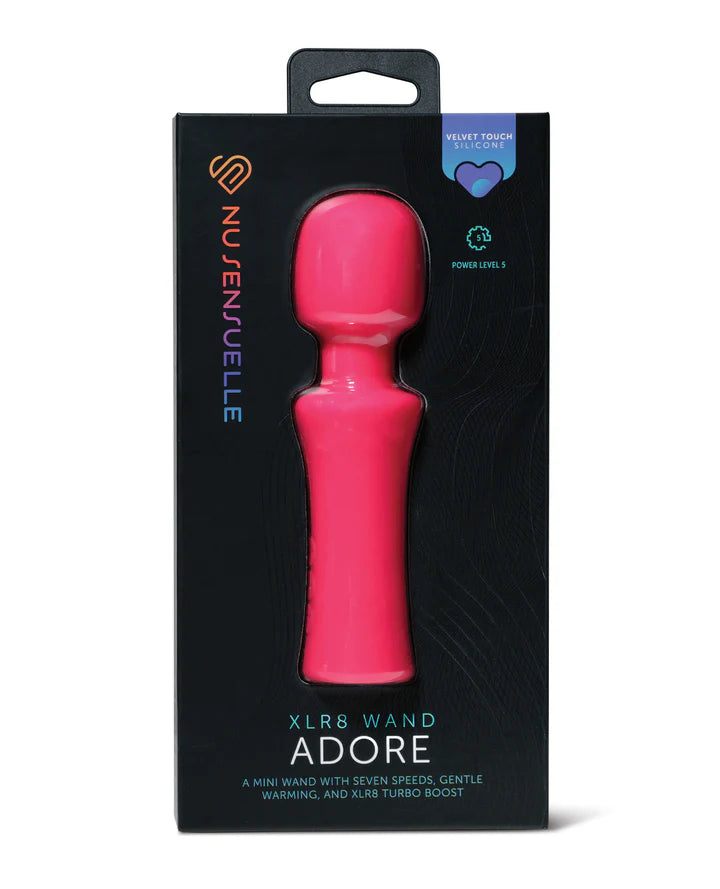 Nu Sensuelle XLR8 Adore Wand, Hot Pink