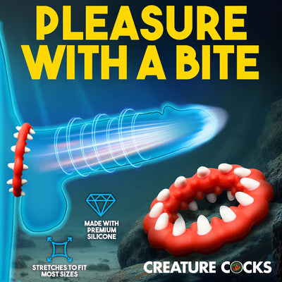 Fangs Fantasy Cock Ring by Creature Cocks