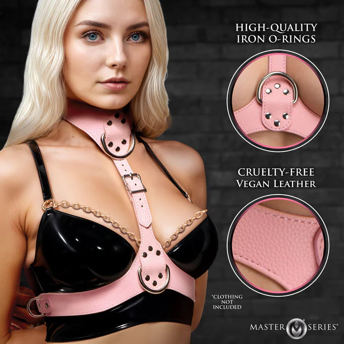 Vixen Female Chest Harness in Pink
