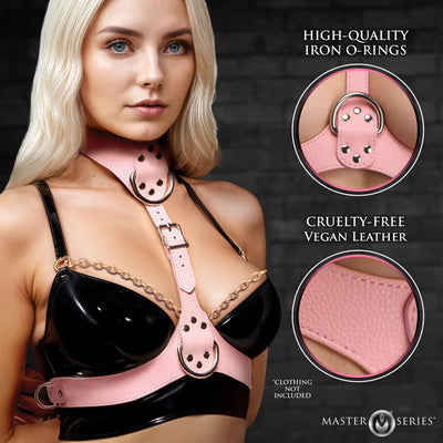 Vixen Female Chest Harness in Pink
