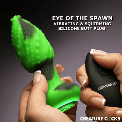 Eye of the Spawn Vibrating and Squirming Silicone Butt Plug by Creature Cocks