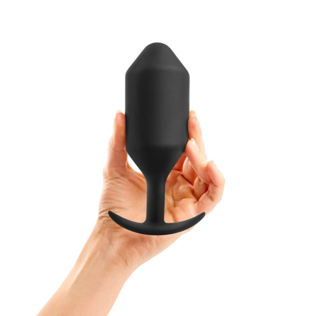 b-Vibe Snug Plug 6 Weighted - Black