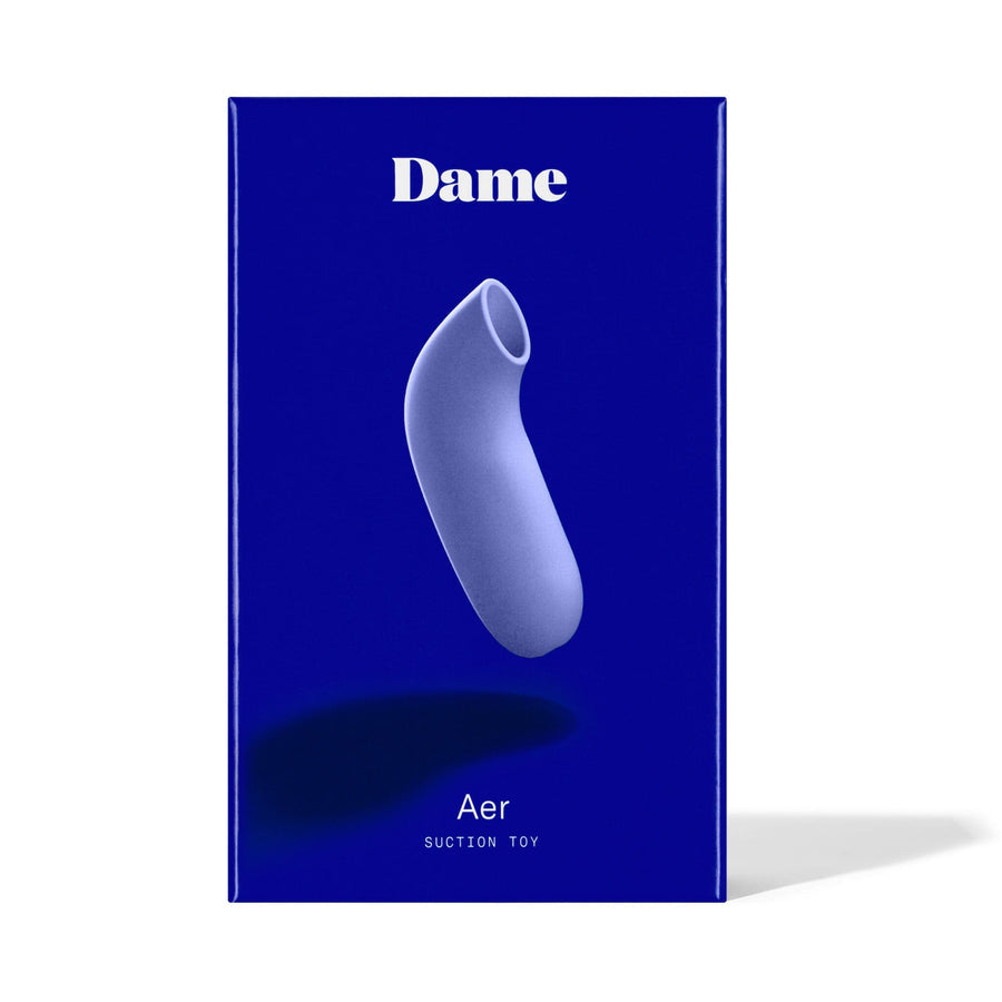 Dame Aer Pressure Wave Suction Vibrator - Periwinkle