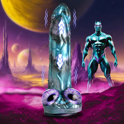 Astro-Thrust Thrusting & Vibrating Silicone Dildo by Creature Cocks