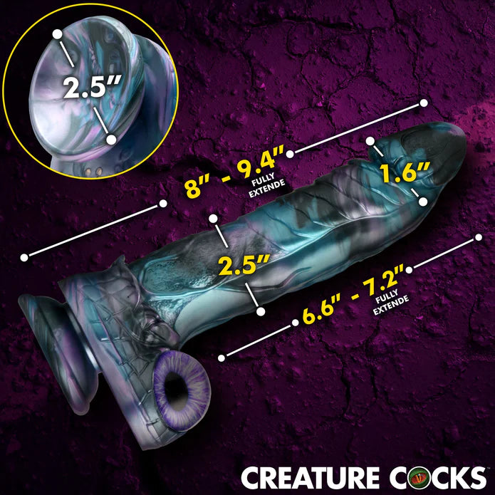 Astro-Thrust Thrusting & Vibrating Silicone Dildo by Creature Cocks