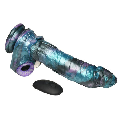 Astro-Thrust Thrusting & Vibrating Silicone Dildo by Creature Cocks