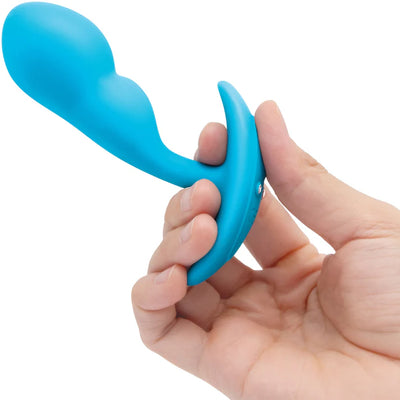 b-Vibe Remote Control P-Spot Snug Plug in Blue