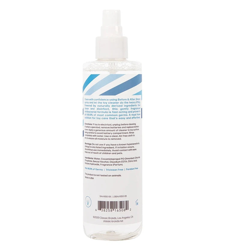 Before & After Spray Adult Toy Cleaner - 8 oz