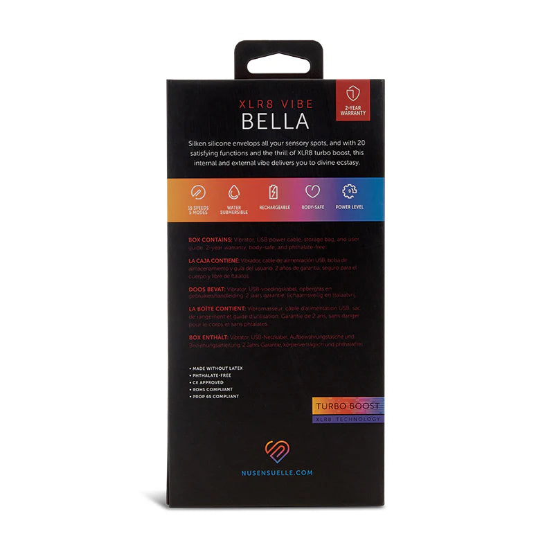 NU Sensuelle XLR8 Bella Velvet Touch Vibrator