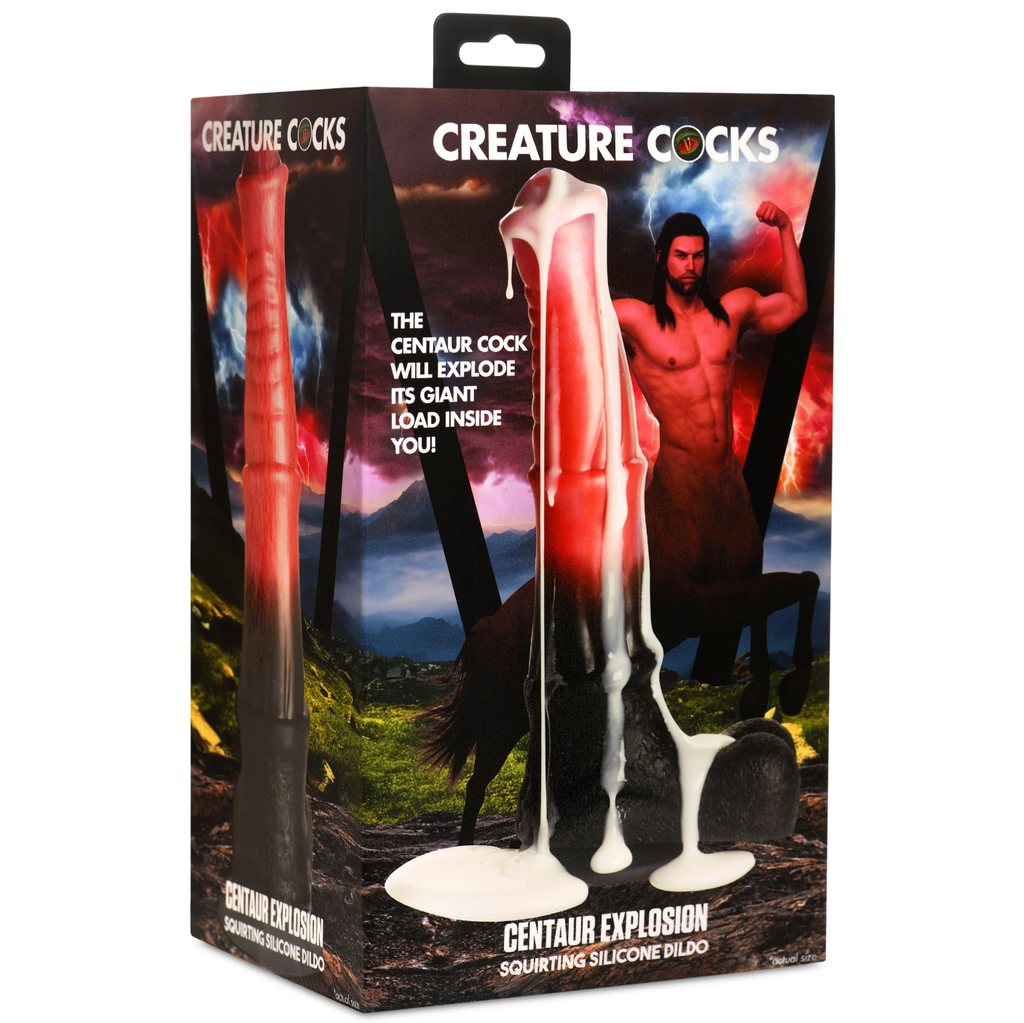 THE CENTAUR EXPLOSION SQUIRTING DILDO BY CREATURE COCKS