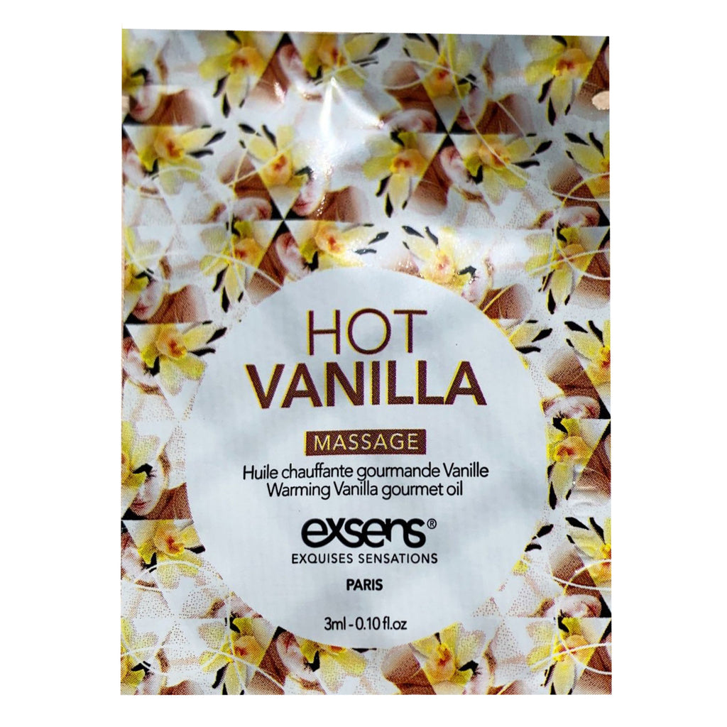 Hot Vanilla Intimate Massage Oils Foil